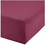 Erwin Müller Spannbettlaken Jersey-Elasthan 120 x 200 - 130 x 220 cm rot