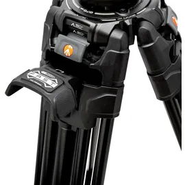 Manfrotto 509 & Alu Fast Doppelrohr-Stativ