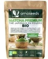 AROMASEEDS Thé Matcha Japonais en Poudre Bio Premium 70 g