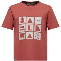 Salewa Graphic Kurzarm-t-shirt - Etruscan Red - 24 Monate-3 Jahre