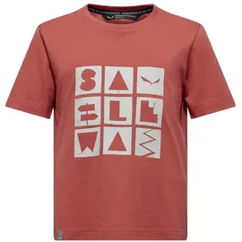 Salewa Graphic Kurzarm-t-shirt - Etruscan Red - 24 Monate-3 Jahre