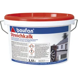 Baufan Streichkalk Weiß 2,5 l