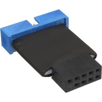 InLine USB 2.0 zu 3.0 Schwarz, Blau