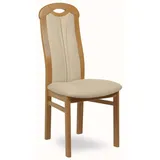 Home Affaire 4-Fußstuhl ALEX, Stuhl,Armlehnstuhl (2 St), Stuhl, Armlehnstuhl, Ausführung mit und ohne wasserabweisender Stoff beige