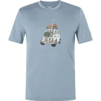 Super.natural Herren Carski T-Shirt (Größe L, grau)