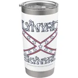 Lynyrd Skynyrd Flagge USA Stars Stripes Southern Country Rock Doppelwandiger Edelstahl-Thermobecher