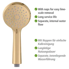 Wenko Young luxuriöses Duschset Gold 66 cm