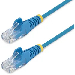 StarTech.com 1,5 m Cat6-Kabel - Schlankes Cat6-Patchkabel - Blau - Snagless RJ45
