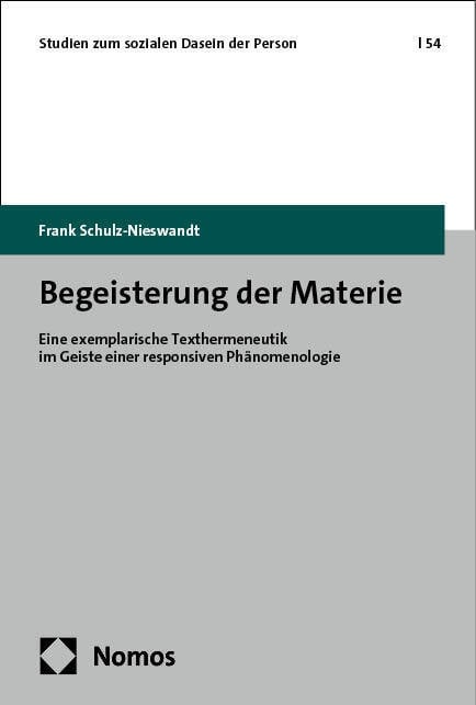 Begeisterung Der Materie - Frank Schulz-Nieswandt  Kartoniert (TB)