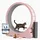 noviclass Katzenlaufrad Baghira Groß 120 cm Pink/Rosa