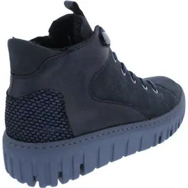 WALDLÄUFER H-Livia Schnürstiefel Blau - 41.5 EU Weit