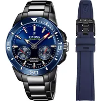 Festina Chrono Bike Connected 47 mm blau/schwarz