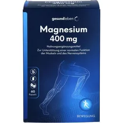 GESUND LEBEN Magnesium 400 mg Kapseln 60 St.