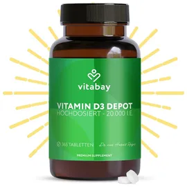 Vitabay Vitamin D3 Depot 20.000 I.E. Tabletten 360 St.