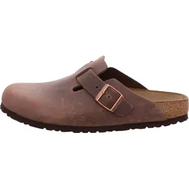 Birkenstock Boston Nubukleder geölt schmal habana 44