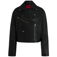 Hugo Laridas Lederjacke - Black - XS