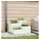 vidaXL Gartenblumentopf Weiß Stahl