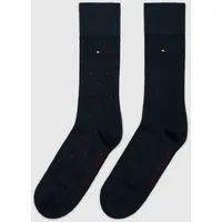 Tommy Hilfiger 2P Dot Socks Dunkelblau Gr. 39/42 Herren,