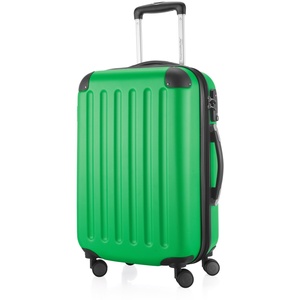 HAUPTSTADTKOFFER - Spree - Handgepäck Hartschalen-Koffer Trolley Rollkoffer Reisekoffer, TSA, 55 cm, 42 Liter, apfelgrün