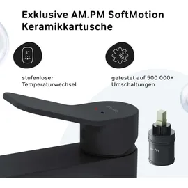 AM.PM X-Joy Einhandmischer Mattschwarz