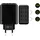 goobay 4-fach USB-Ladegerät, mehrfach USB-Ladegerät, 30W, lädt bis zu 4 Geräte gleichzeitig, schwarz