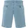 MAC Bermudas "Liam Bermuda", Herren, Gr. 38, N-Gr, blau (blau mirage), Twill, Obermaterial: 62% Lyocell, 35% Baumwolle, 3% Elasthan, Hosen Bermudas, in gewaschener Optik, Twillqualität