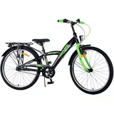 TPFSports Thombike Kinderfahrrad - Jungen - 24 Zoll - Rücktritt + Handbremse - 3 Gänge - Grün