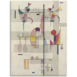 Leinwandbild ARTLAND "Verteilung. 1934", beige (farbe bild(er): naturfarben), B:60cm H:80cm, Canvas, Leinwand, Bilder, auf Keilrahmen gespannt