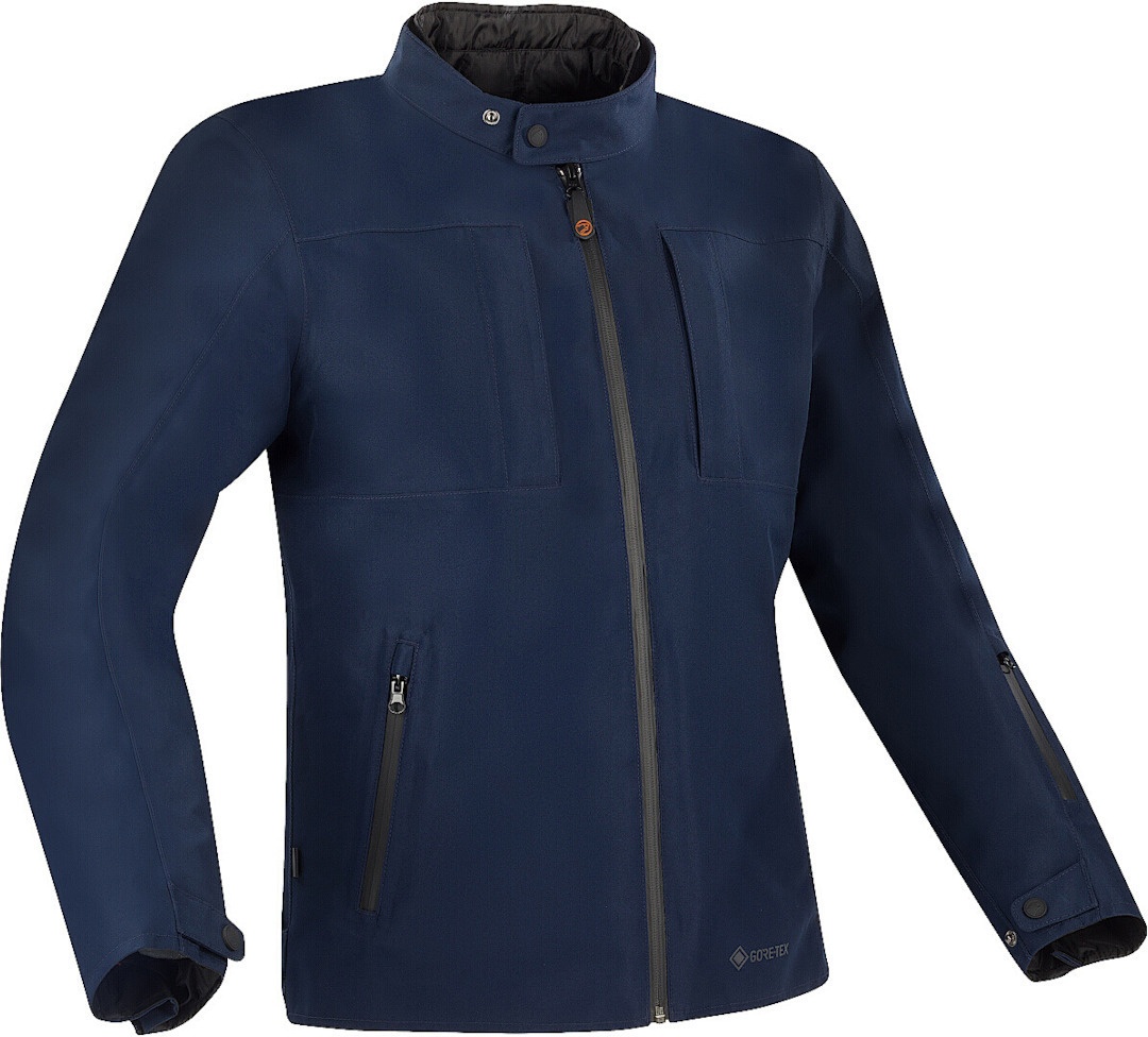 Bering Jacky GTX Motorfiets textiel jas, blauw, S Voorman