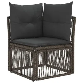 vidaXL Gartensofa-Set 10-tlg. grau