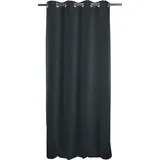 APELT Vorhang APELT "4362 Rips Uni" Gr. 1, schwarz, B:130cm H:245cm, Jacquard, Baumwolle, Polyester, Gardinen, Wasser- und Schmutzabweisend