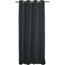 APELT Vorhang APELT "4362 Rips Uni" Gr. 1, schwarz, B:130cm H:245cm, Jacquard, Baumwolle, Polyester, Gardinen, Wasser- und Schmutzabweisend