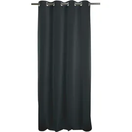 APELT Vorhang APELT "4362 Rips Uni" Gr. 1, schwarz, B:130cm H:245cm, Jacquard, Baumwolle, Polyester, Gardinen, Wasser- und Schmutzabweisend