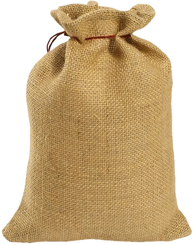 Jutesäckchen mit Kordelzug, 1 Stück