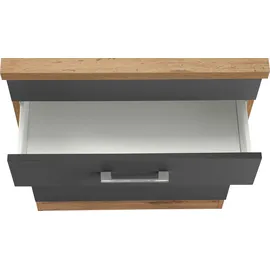 kochstation Kochfeldumbauschrank KS-Colmar 60 x 60 x 85 cm Grau