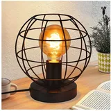 GBLY ZMH Tischlampe Vintage Tischleuchte Schwarz - Retro Nachttischlampe Lampe E27 Fassung aus Metall Industrial Deko für Wohnzimmer Kinderzimmer Schreibtisch