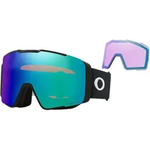 OAKLEY Line Miner Pro M Skibrille Matte Black I Prizm Argon + Prizm Iced Iridium