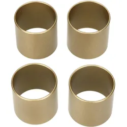 Justinus LifeStyle 4er Set Serviettenringe aus Edelstahl gold – 475-120