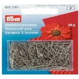 Prym 021215 Bastelstecknadeln, 0,65 x 16mm, silberfarbig, 50g