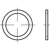 Industrial Quality Supplies DIN 760 Flachdichtringe Alu A 17 x 21 x 1,5 Al S