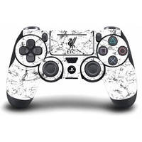 Head Case Designs Offizielle Liverpool Football Club Black Liver Bird Marmor Kunst Vinyl Haut Gaming Aufkleber Abziehbild Abdeckung kompatibel mit Sony Playstation 4 PS4 DualShock 4 Controller