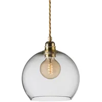 Ebb & Flow Rowan Pendelleuchte M Ø 22 cm, Clear, Gold
