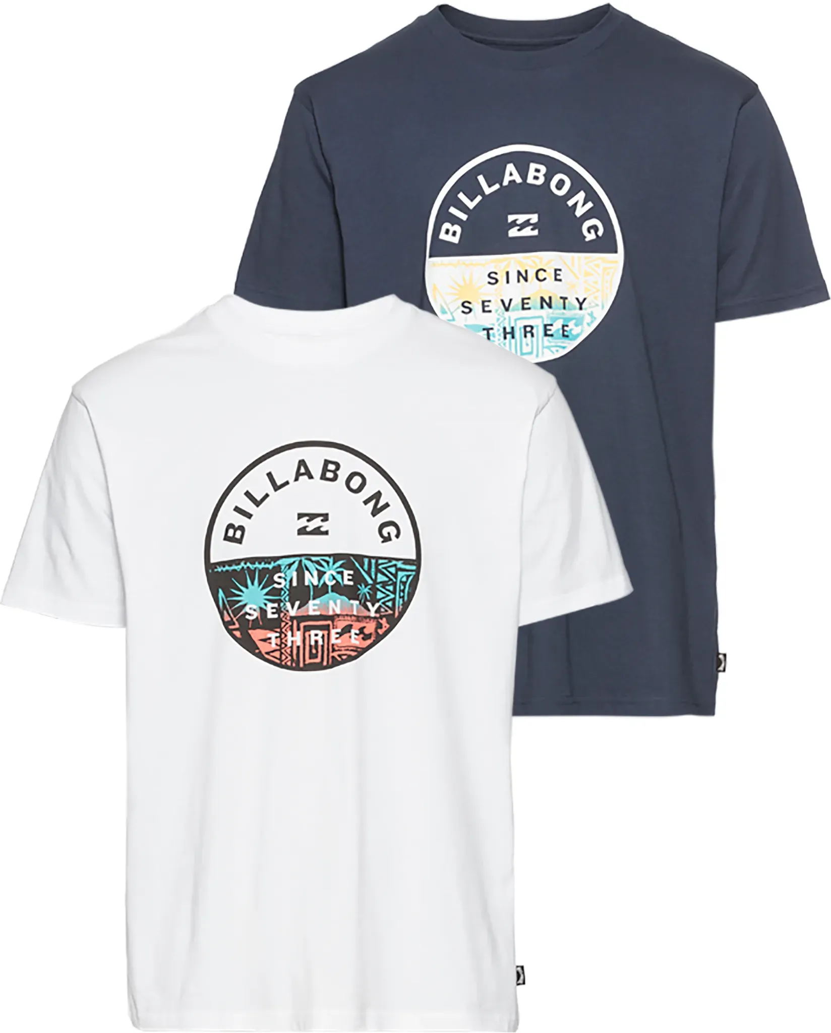 Billabong T-Shirt »ROTATION, im Doppelpack« Billabong navy/white XXXL