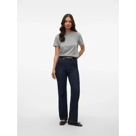 Vero Moda Damen VMPAULINA SS GA JRS NOOS T-Shirt, Light Grey Melange, L