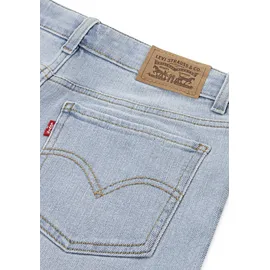 Levi's Jeansshorts "LVG GIRLFRIEND SHORTS", Mädchen, Gr. 8 (128), N-Gr, heat wave, Denim/Jeans, Obermaterial: 69% Baumwolle, 30% Polyester, 1% Elasthan, Jeans Jeansshorts, for GIRLS