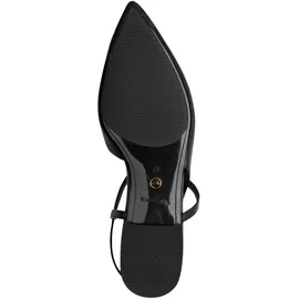TAMARIS Damen Sling Pump mit Blockabsatz Leder, schwarz, 38