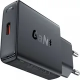 COFI 1453 Acefast A65 Ladeadapter PD 20W GaN USB-C Wandladegerät – Schwarz