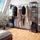 Vicco Kleiderschrank Fyrk 180 x 187 x 45 cm Eiche rustikal/Schwarz