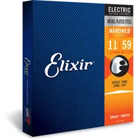 ELIXIR Elixir® Saiten 7-Saiter E-Gitarrensaiten mit NANOWEB®Beschichtung, Medium (.011-.059)