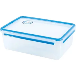 Emsa Clip & Close rechteckig transparent/blau 11,1 cm 5,4 l